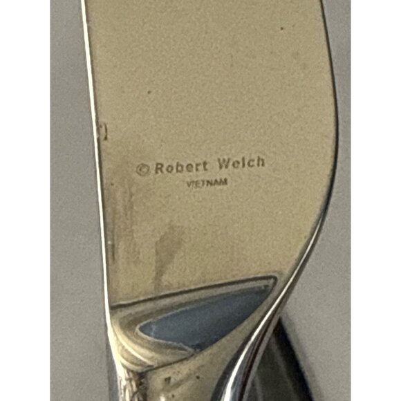 2 Stanton Mirror Stainless Steel New French Solid  Knives  by Robert Welch - Picture 2 of 3